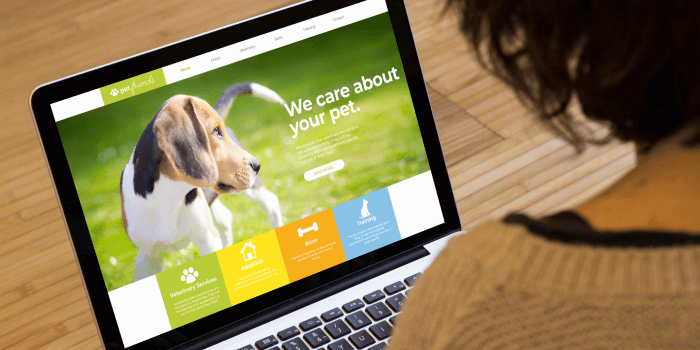 pet retail website